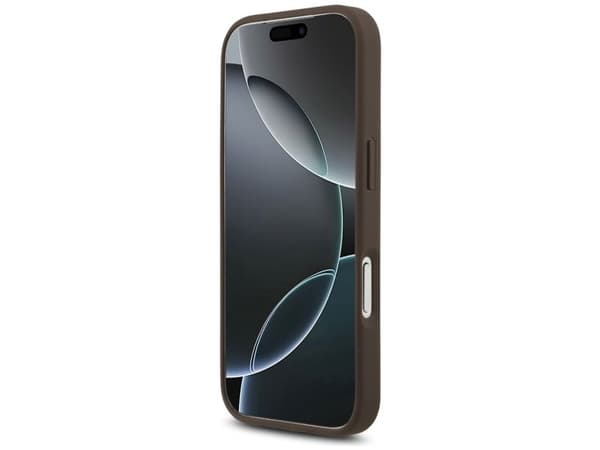 Guess 4G Big Logo-etui til iPhone 17 Pro - brun