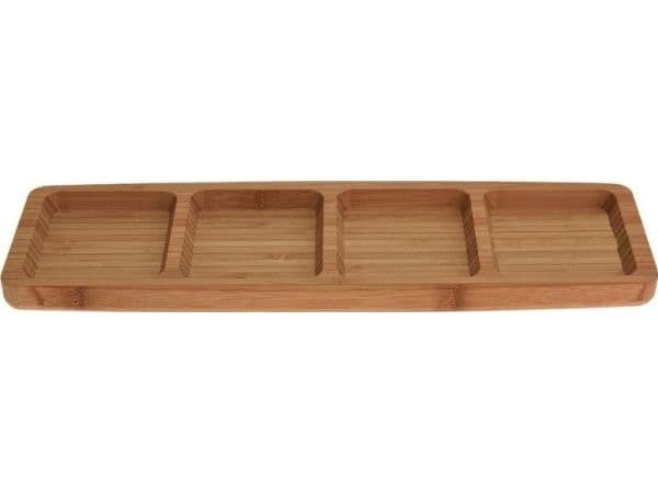 Excellent Houseware Bambu tarjoilualusta 33x10 cm universaali