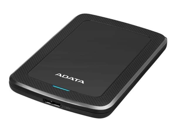 ADATA HV300 - Hårddisk - 2 TB - extern (portabel) - USB 3.1 - 256 bitars AES - svart