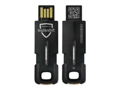 Swissbit iShield Key 2 - Säkerhetsnyckel (USB-A, NFC) - svart