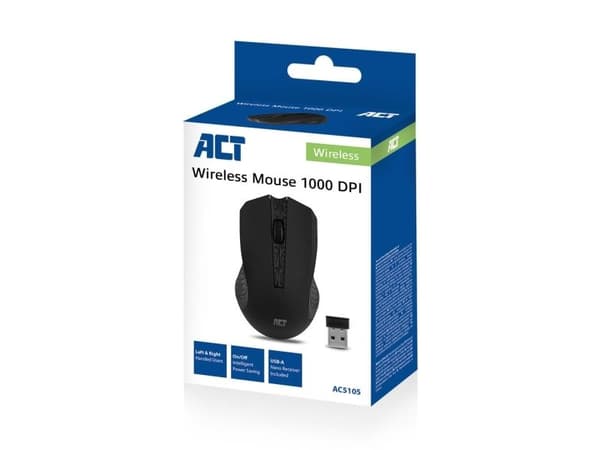 ACT Wireless Mouse Black OEM