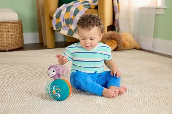 Fisher-Price Crawl & Go Purple Monkey