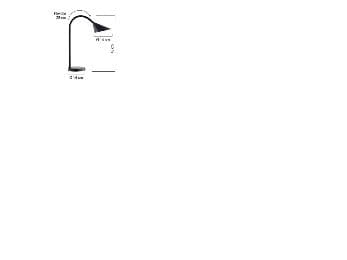 Bordlampe Unilux Sol LED blå