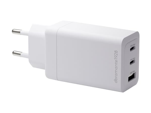DBRAMANTE IT EU WALL CHARGER 2XUSB-C 70W + 1XUSB-A WHITE