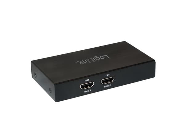 LogiLink CV0094, Mini DisplayPort, 2x HDMI, Sort, RoHS, CE, 5 V