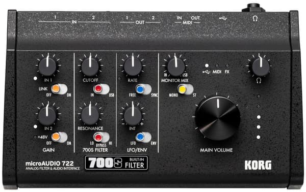 Korg microAUDIO 722 sound card, black