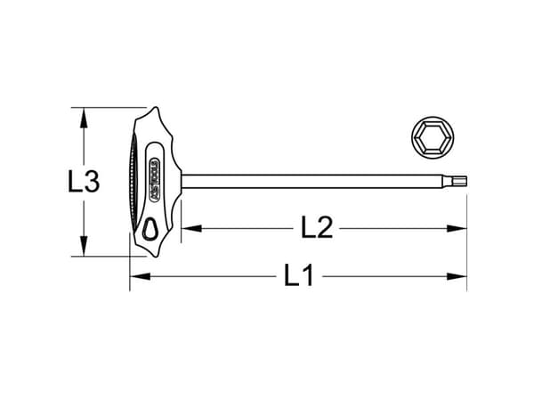 KS Tools 962.0963, 20,5 cm, 90 g