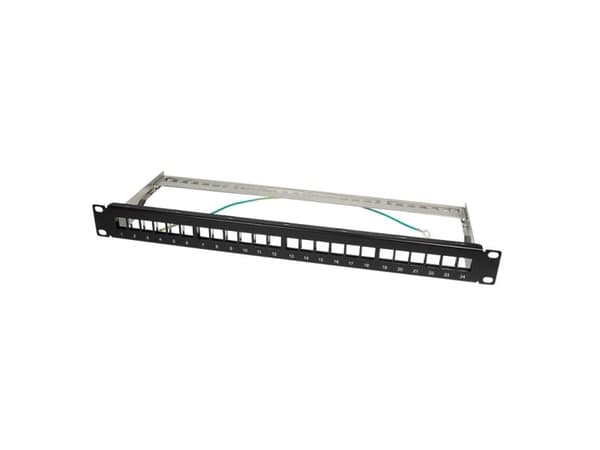 LogiLink NK4042, Sort, Metall, Rackmontering, 1U, RoHS, CE, 482 mm