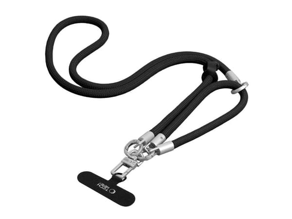 Tech-Protect telefonstropp C10S Rope - svart/titan