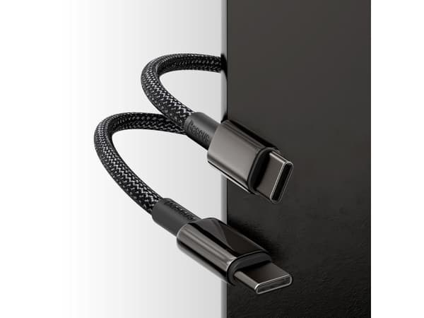 Baseus 6953156232068, 2 m, USB C, USB C, USB 2.0, 480 Mbit/s, Svart