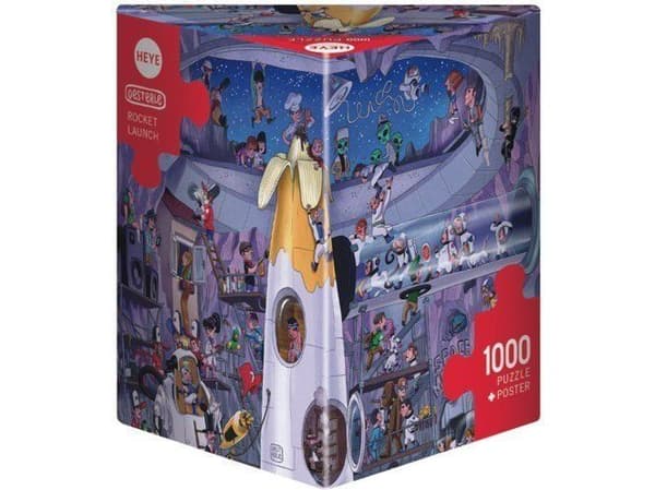 Heye Rocket Launch Jigsaw puzzle 1000 pc(s) Comics