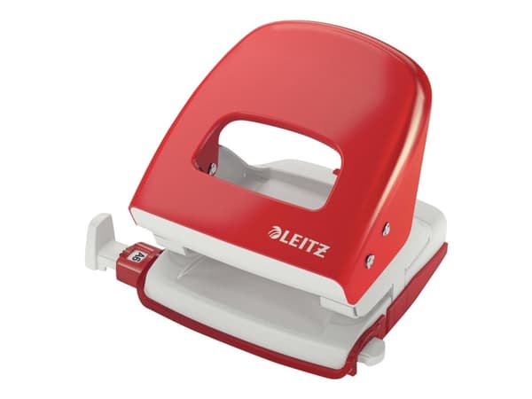 Leitz - Hullstanser - 25 ark - metall - rød
