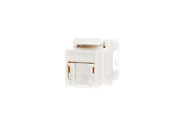 Netrack Keystone Jack Module - Modulär insättning - CAT 5e - UTP - RJ-45 - vit