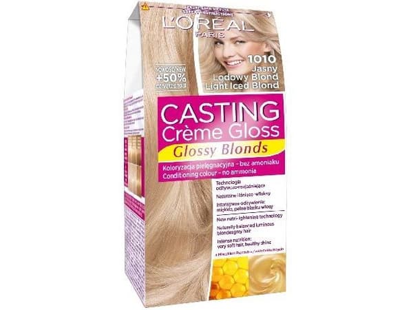 L'Oreal Casting Creme Gloss hårfarge 1010 Light Icy Blonde
