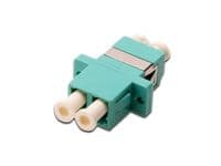 DIGITUS Professional - Verkkoliitin - LC multimode (naaras) - LC multimode (naaras) - valokuitu - akvamariini