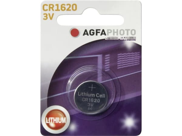 AgfaPhoto - Batteri CR1620 - Li