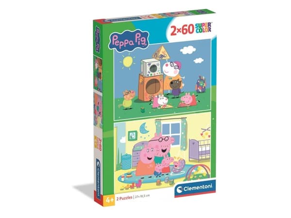Peppa Pig -palapeli 2026, 2 x 60 palaa