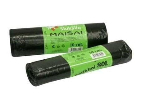 Soppåsar PLASTA STRONG 80L 10 st