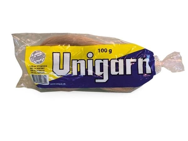 Heglet hør (pakgarn) - a 100 gr