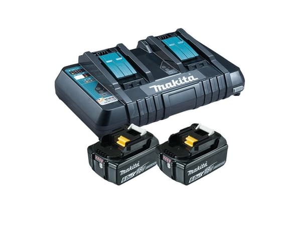 Batteripakke 18V 2x6,0Ah BL1860B+DC18RD