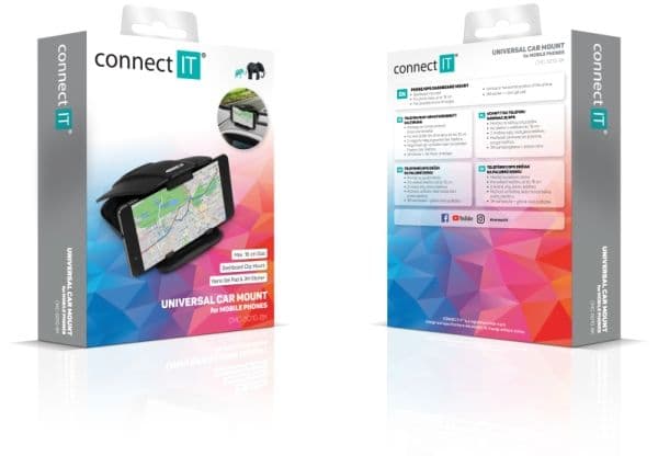 Connect It Connect IT InCarz universaali autoteline, kojelauta