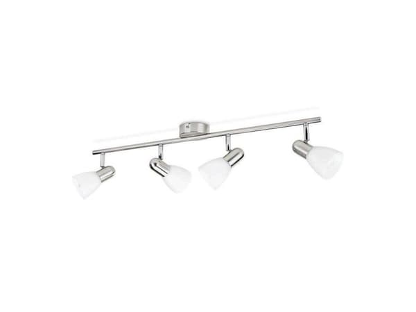 Philips Essentials Burlap kohdevalaisin 4x, Kiskospotti, E14, 4 lamppu(a), LED, 220-240 V, Kromi