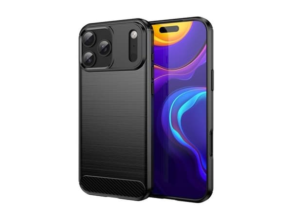 Etui Carbon Case na iPhone 17 Pro - czarne