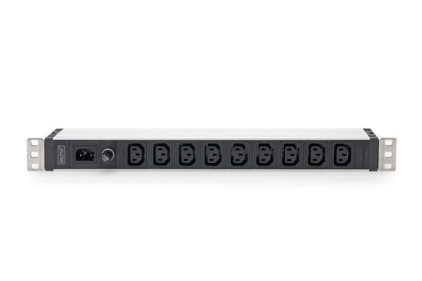DIGITUS PDU 1U 9xC13 utganger 230V/10A sort