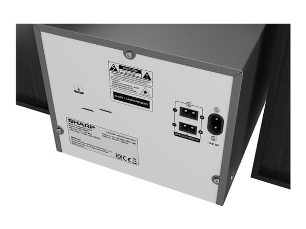 Sharp XL-B517D - Mikrosystem - 2 x 7.5 Watt - svart