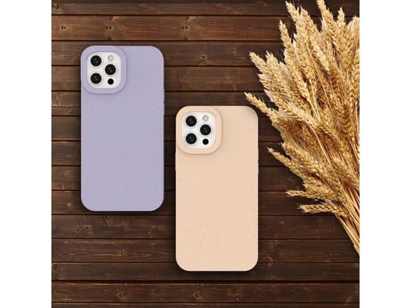 Eco case silikonfodral till iPhone 12 Pro Max - gul