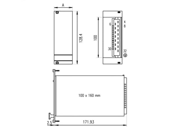 nVent SCHROFF 21005473 Frontplatta 1 del