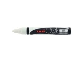 Krittpenn, Uni-Ball, rund, 2,5 mm, hvit