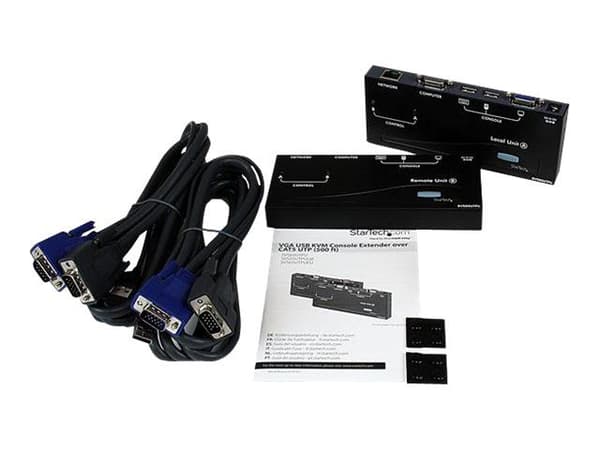 Startech USB VGA KVM Console Extender over CAT5 UTP - KVM-utvider - over CAT 5 - opp til 150 m