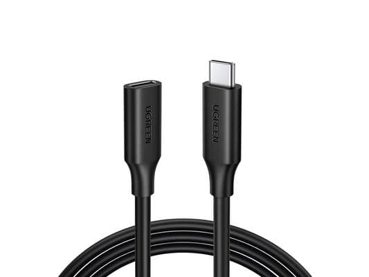 UGREEN USB-C 3.1 Gen2-förlängningskabel, 4K, 100W, 1m (svart)