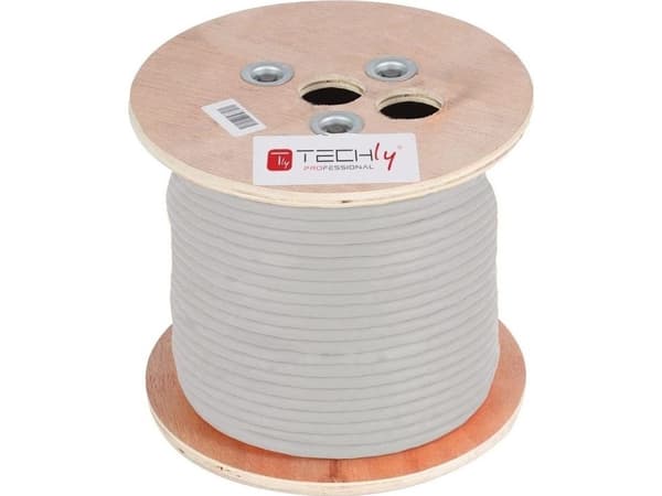 Techly ITP-C5F-305-RIS, 305 m, Cat5e, F/UTP (FTP), Grå
