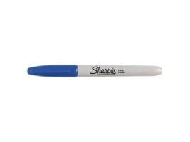 Pysyvä tussi sharpie, hieno, rund, blå