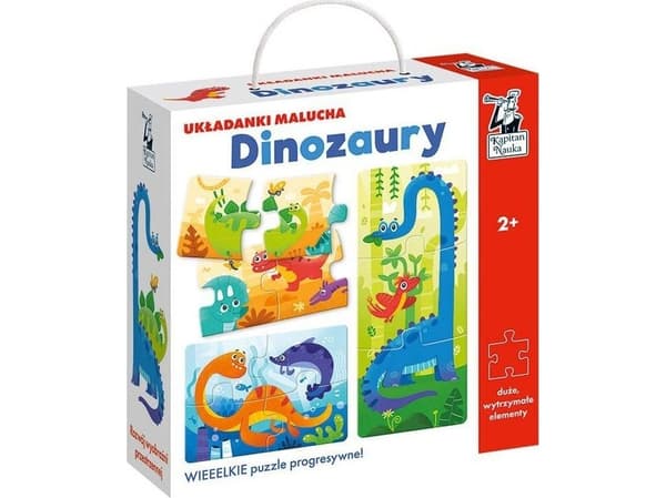 Dinosaurie-pussel för småbarn – Captain Science