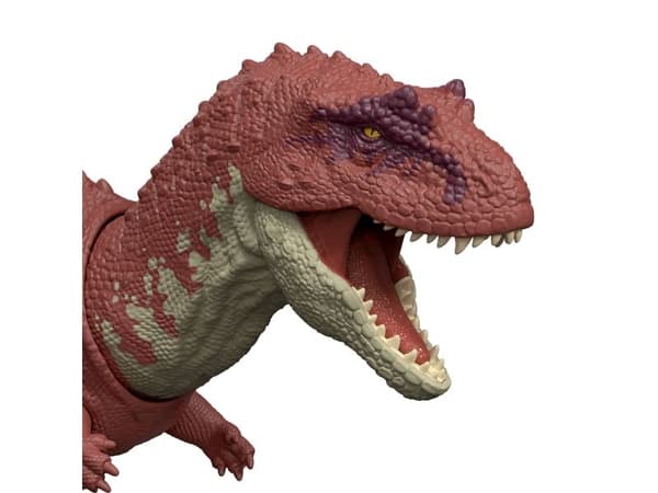 Jurassic World WILD ROAR Aucasaurus, 4 År, Grå, Röd, Plast