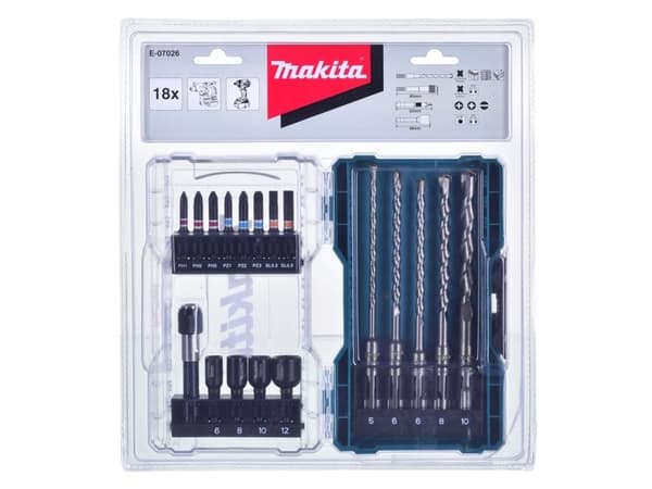 Tillbehörssats 18 st E-07026 MAKITA