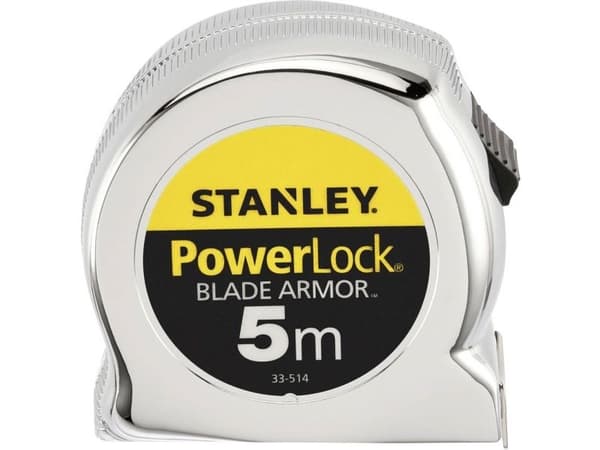 STANLEY måttband 5 m x 25 mm MICROPOWERLOCK