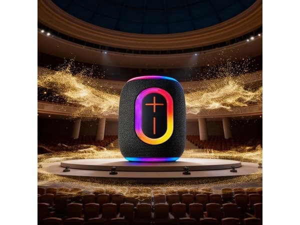 Dudao Y22 Wireless Speaker with RGB Backlight Bluetooth 5.3 - Black