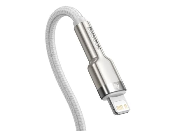 Baseus Cafule, 2 m, Lightning, USB C, Uros, Uros, Valkoinen