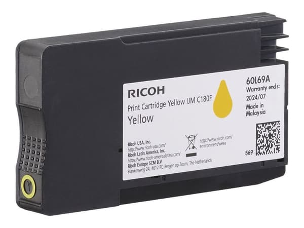 Ricoh - Gul - original - tonerpatron