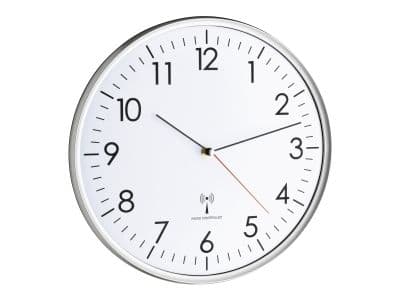 TFA-Dostmann 60.3514, Vägg, Rund, Silver, Vit, Plast, Glas, AA