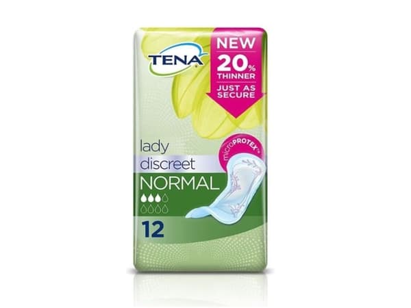 TENA Discreet Normal 12, Valkoinen, 12 kpl