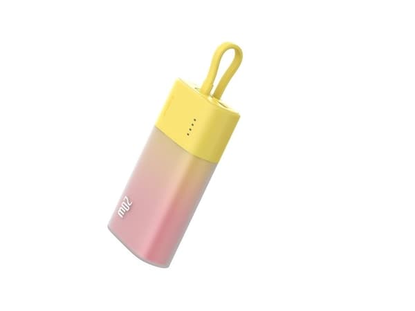 Powerbank Baseus Popsicle 5200 mAh rød/gul