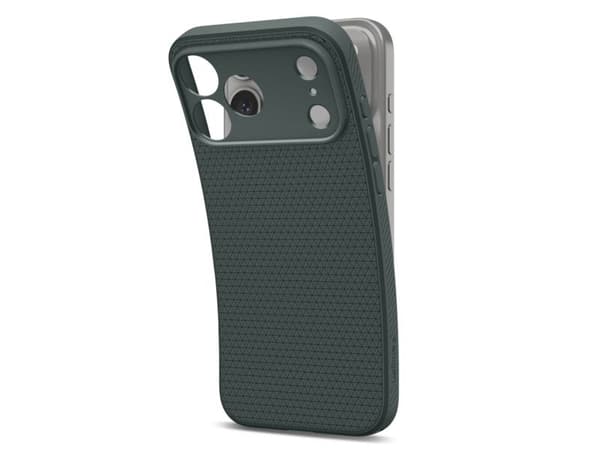 Spigen iPhone 2026 Pro Max/ 17 Pro Max Liquid Air Abyss Green, Mobilskal, Apple