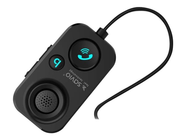 Savio TR-13, Bluetooth, AUX, A2DP, AVRCP, 10 m, 1,2 m, musta