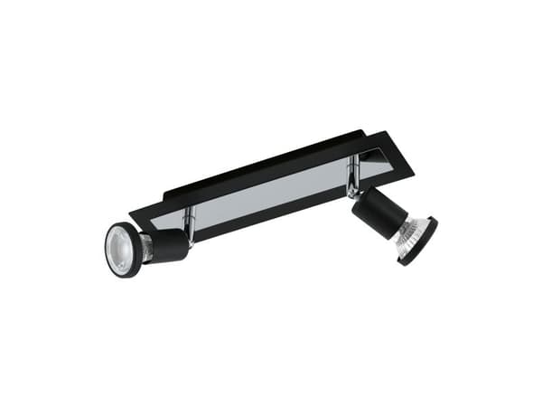 EGLO SARRIA spot 2L sort/krom