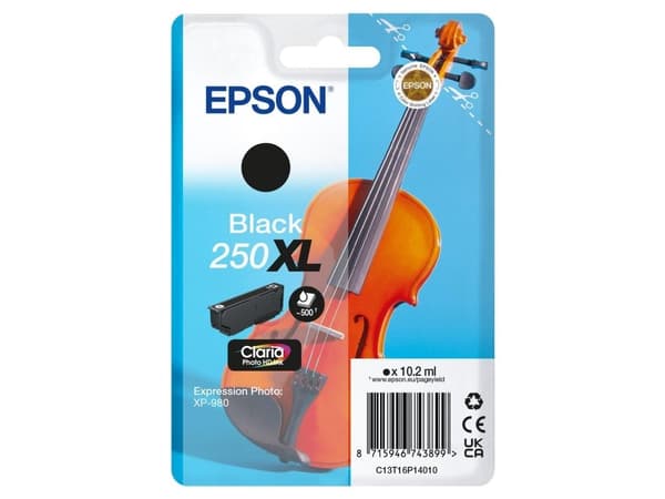 EPSON muste musta 10.2ml XP 980, ''25XL''